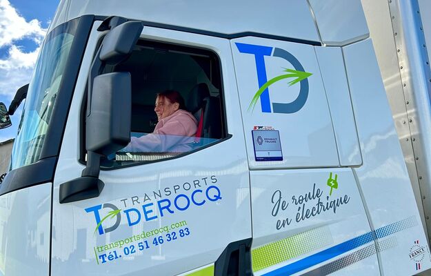 Transporteur vert en Vendée